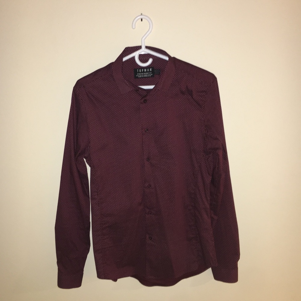 Topman Long Sleeve Dress Shirt